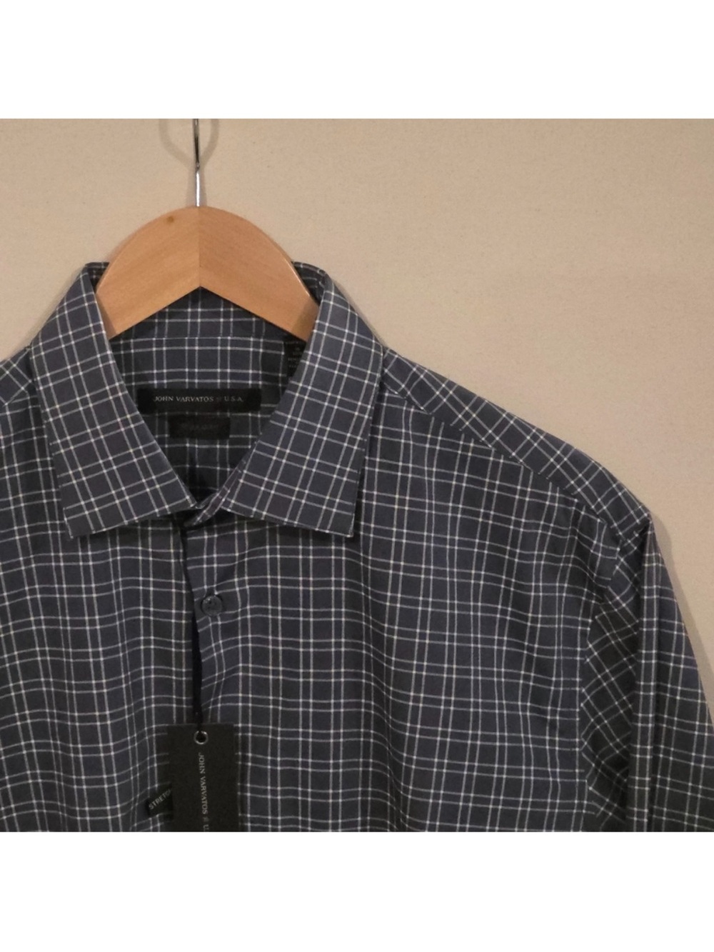 John Varvatos USA Classic Fit Stretch Button Down 16 32/33